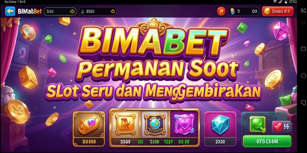 Tampilan menarik dari gameplay Slot di BIMABET.