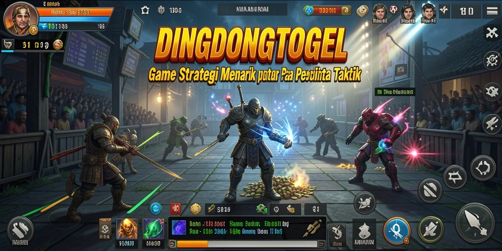 Tampilan gameplay menegangkan dalam DINGDONGTOGEL.
