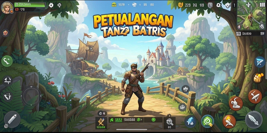 Screenshot gameplay ID678 menampilkan petualangan seru di dunia terbuka.