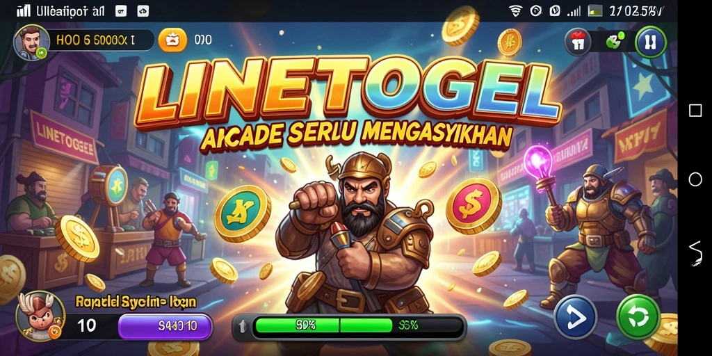 Tampilan gameplay menarik dari LINETOGEL dengan aksi seru.