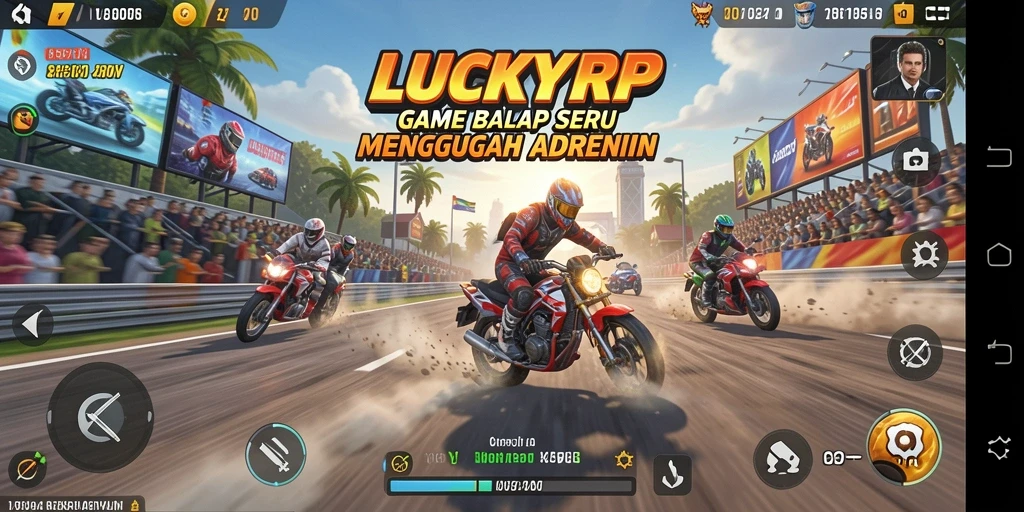 Gameplay seru dalam balapan cepat dan menantang.