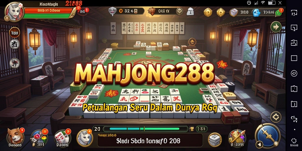 Tampilan gameplay seru dari MAHJONG288 yang memikat.