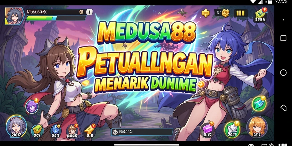Tangkapan layar gameplay yang menampilkan karakter anime yang dinamis.
