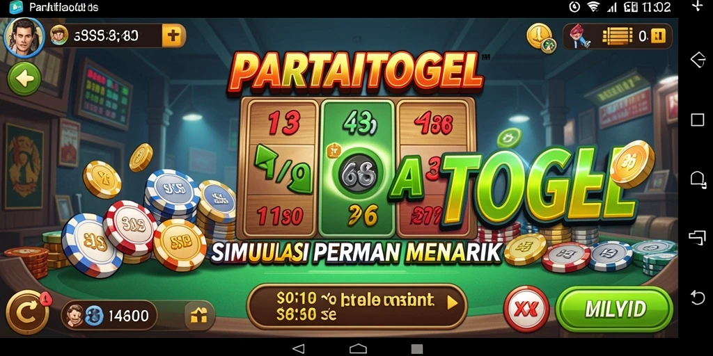 Screenshot utama PARTAITOGEL menunjukkan gameplay togel yang menyenangkan.