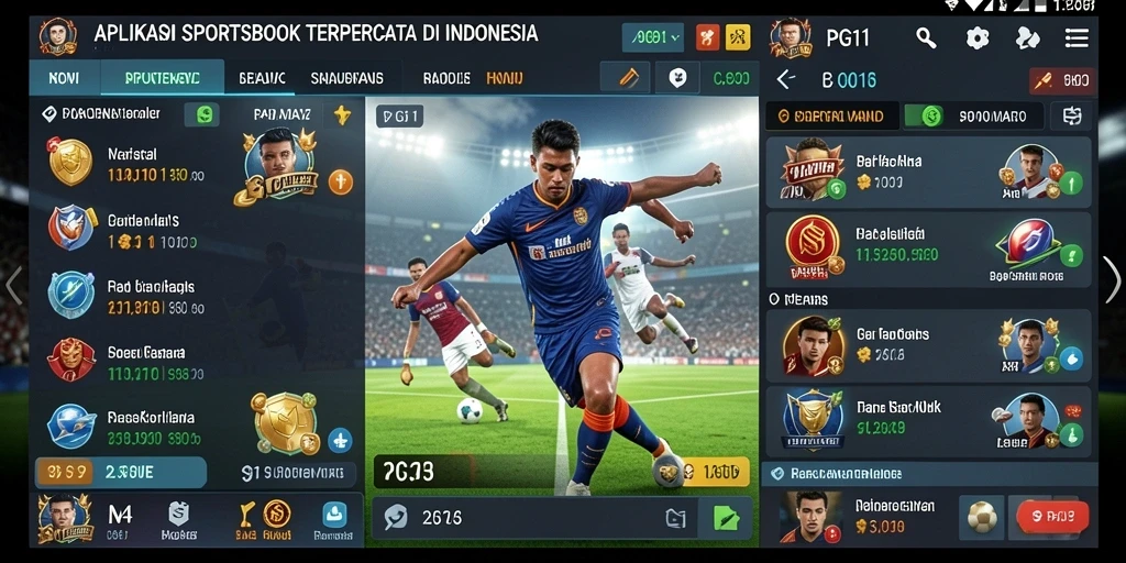 Tampilan gameplay Sportsbook PG11 yang menarik dan interaktif.