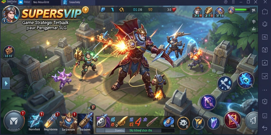 Gameplay menarik dan grafis menawan dalam SUPERSVIP.